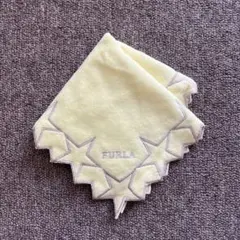 新品未使用　タオルハンカチ(FURLA) 星　レモンイエロー　フルラ