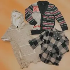 3点セット【babyGapロンパース他】18-24ヶ月トップス90-95cm