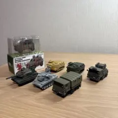 海洋堂 ワールドタンクデフォルメ他 陸上自衛隊 7台セット