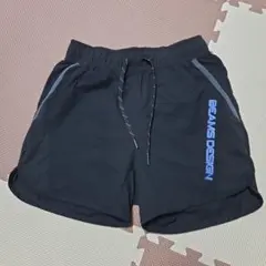 BEAMS DESIGN ランニングパンツ ブラック Sのサムネイル