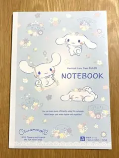 ③ Sanrio サンリオ　ノート　花冠シナモン　シナモロール　新品　2022