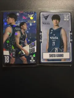 VELCA オンサイトカード　馬場雄大選手　菅野翔太選手　18番 21番