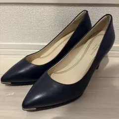 新品！COLE HAAN GRAND AMBITION ネイビーパンプス23