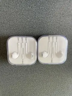 ホワイト 有線イヤホン 5個セット