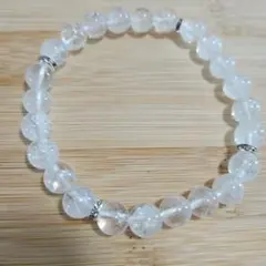 ホワイトクリスタルブレスレット