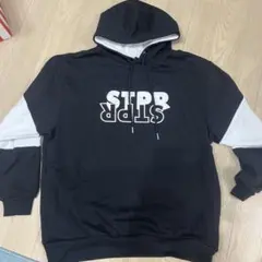 すとぷり　STPRゆったりぱーかー　ブラック 2026年最新】stprパーカーの人気アイテム - メルカリ