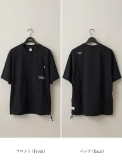 【別注】美品 ナンガ ドローコード Tシャツ ブラック S NANGA 黒