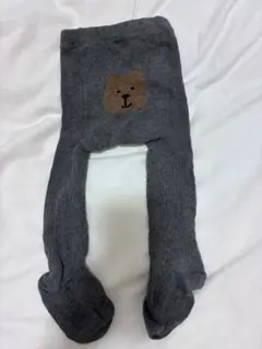 再✨お値下げ✨GAPクマ刺繍 グレー ベビータイツ