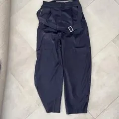 サスペンダー付きネイビーパンツ Sサイズ