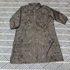 着物リメイク☆本場大島紬9マルキ☆ワンピース☆