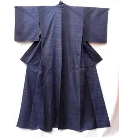 極上の逸品 最高級 『結』本場結城紬 単衣 証紙 証明書付 身丈156.5cm 