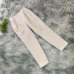 green label relaxing【38】ベージュ スラックス テーパード