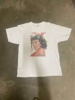 ベーゼ　イラストプリント Tシャツ XL ホワイト 00s