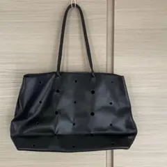 FURLA ヴィンテージモデル　レザートートバッグ　ブラック