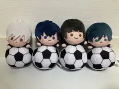 ブルーロック ぬいぐるみマスコット のりマス サッカーボール 4種セット