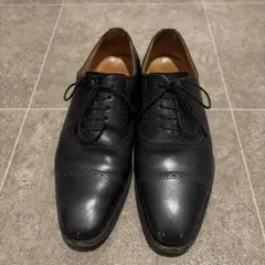 REGAL レザー ブラック レースアップシューズ