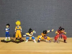 ドラゴンボール HGフィギュア 孫悟空・ベジータ5体セットのサムネイル