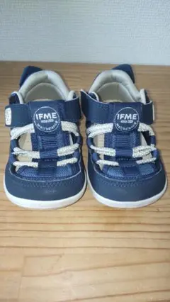 【美品】IFME ネイビー サンダル 15cm 水陸両用