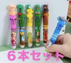 イタリアンブレインロット 10色ボールペン ６本セット トゥントゥンサフール