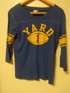 Champion YARD 1 フットボールTシャツ L ネイビー