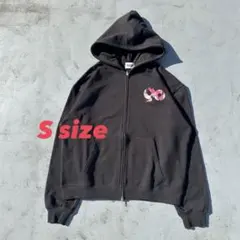 9090girl Logo Glitter Light Zip Hoodie