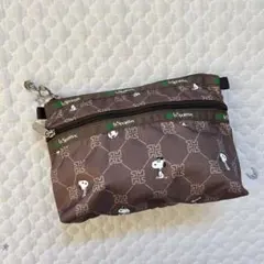 【8520】LeSportsac スヌーピー ポーチ 70周年記念