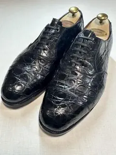 【スペシャル】EDWARD GREENブラッククロコダイルストレートチップ8H