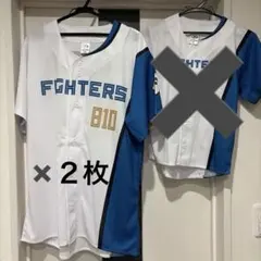 【３枚セット】日ハム　シャウエッセン ユニフォーム 810 ファイターズ　子供のサムネイル