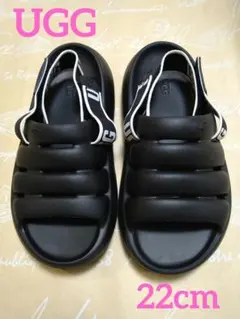 UGG SPORT YEAH スポートイヤー ブラック 22cm 2WAY 美品のサムネイル