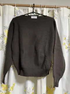 OPAQUE.CLIP Filivivi ダークブラウン 長袖ニット