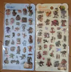 ブレインロット　立体ぷっくりシール 2枚セット