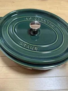未使用ストウブ　エメラルド　オーバル　31 ストウブ エメラルド オーバル 31 - メルカリ