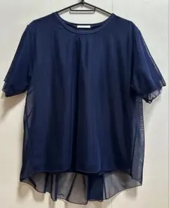 DANSKIN チュールTシャツ　ネイビー色 値下げしました。