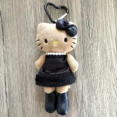 【美品】ハローキティ GOGOギャル 日焼け キーホルダー ドレス カラナビつき