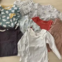 ベビー服 トップスセット 90 8点