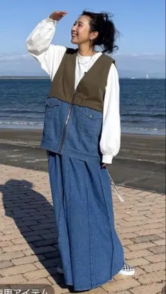 2025年最新】ハギッテデニムベストの人気アイテム - メルカリ