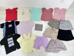 女の子　Tシャツ&ショートパンツ　16点まとめ売り　110〜130cm
