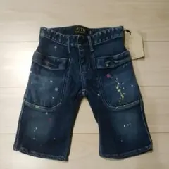 新品未使用 FITH フィス デニムハーフパンツ 120
