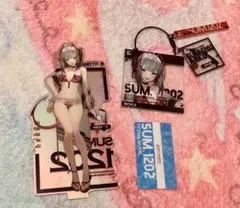 アークナイツ W アクリルスタンド アクリルキーホルダー セット　liduke