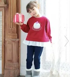 anyfam♡ケーキ柄裏起毛トレーナー