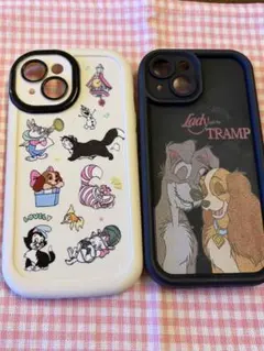 ディズニー iPhone15ケース 2点セット