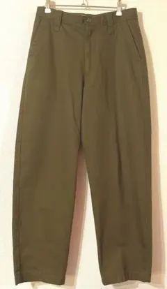 2023AW UNIQLO U ワイドフィットチノ DARK BROWN 73