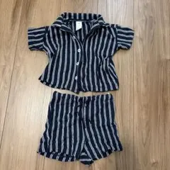 H&M ベビー セットアップ ストライプ　6-9mのサムネイル