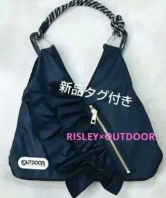 最終お値下げ価格新品RISLEY×OUTDOOR トライアングルミニフリルバッグのサムネイル