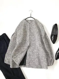 美品ミラオーウェン24AWバルーンスリーブジャケット×パンツセットアップ♪.