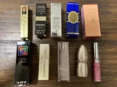 口紅セットYSL,Chanel, Dior, Lancôme他10点