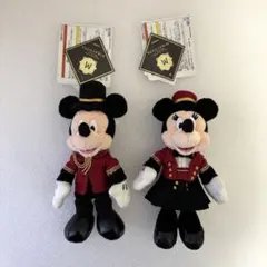 ホテルミラコスタ　ミッキー ミニー ぬいぐるみバッジ