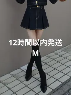 Darich ダーリッチ DDボタンデニムスコート インディゴ M