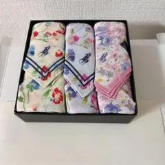 Polo Ralph Lauren 花柄ガーゼハンカチ3枚セット