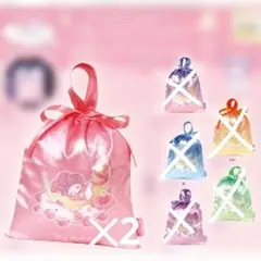 最新作♥サンリオキャラクターズ マイスイートドリーム 巾着バッグコレクション2点